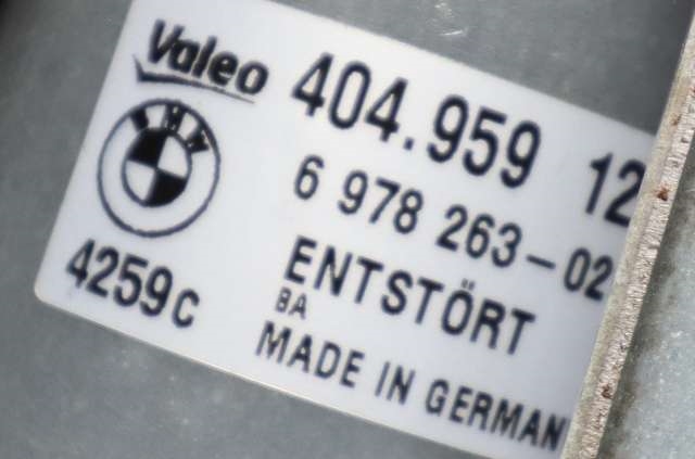Viskermotor frontrute komplett m/overføring til BMW 3-Serie 2005-2011 (E90/E91/E92/E93) (E90/E91/E92/E93) (BMW|6 978 263|)