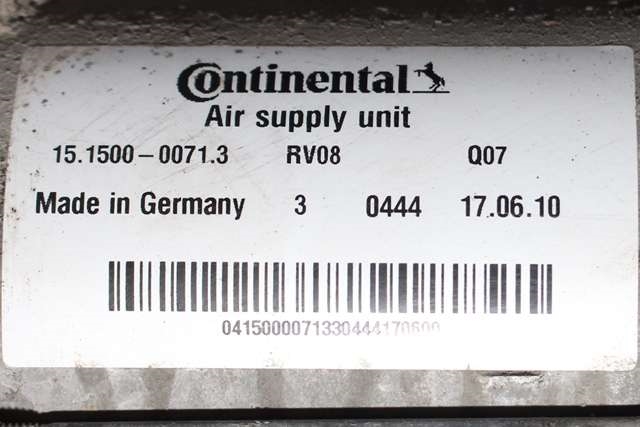 Kompressor nivå/luft til Volvo V90 / V90 CC / S90 2016-->>  (CONTINENT.|15.1500-0071.3|)