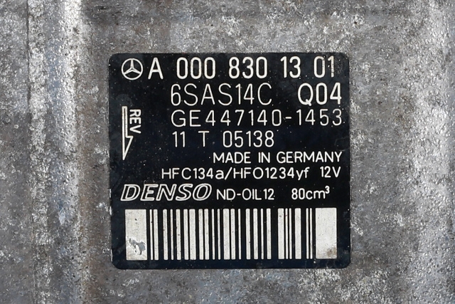 Aircondition kompressor til Mercedes E-Klasse 2016-2023 (W213) (W213) (DENSO|447140-1453|A 000 830 13 01|)