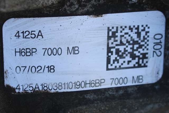 Girkasse automat til Ford Fiesta 2017-->> (Type VII)  (FORD|H6BP-7000-MB|)