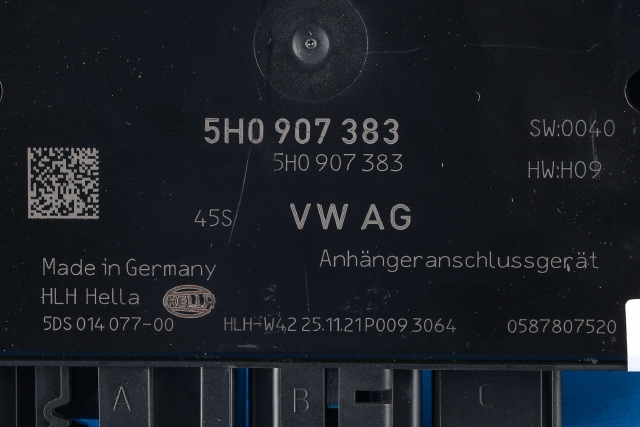 Styreenhet hengerfeste til VW Caddy 2020-->> (Type IV) (HELLA|5DS 014 077-00|5H0 907 383|)