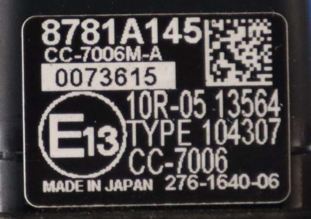 Parkeringskamera bak til Mitsubishi Outlander 2015-->> (Type III, Fase 2) (MITSUBISHI|8781A145|)