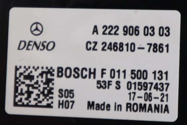 Varmeapparat motor til Mercedes A-Klasse 2012-2018 (W176) (W176) (MERCEDES|A 246 906 16 01|)