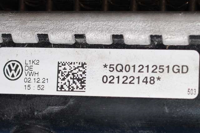 Radiator (manuell gir) til VW Caddy 2020-->> (Type IV)  (VAG|5Q0 121 251 GD|)