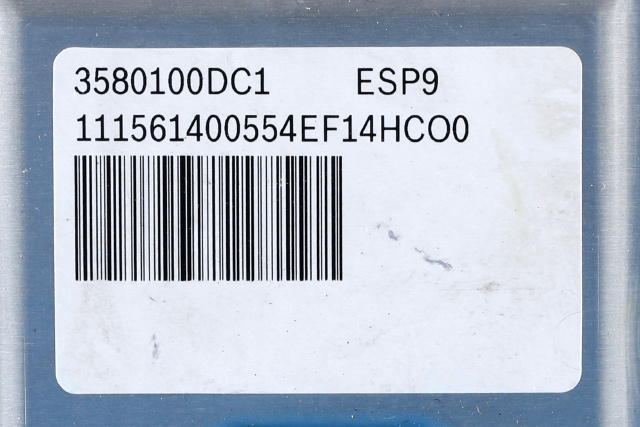 ABS sentral til XPeng G3 2021-->>  (XPENG|3580100DC1|)
