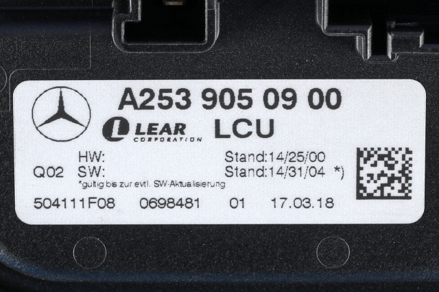 Styreenhet LED til Mercedes GLC 2015-2022 (X253) (X253) (MERCEDES|A 253 905 09 00|)