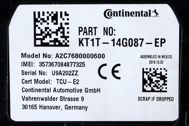 Styreenhet diverse til Ford Transit Custom 2013-2023 (Type I)  (FORD|KT1T-14G087-EP|)