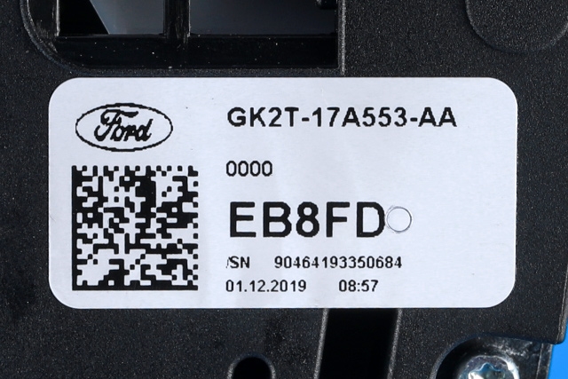 Bryter visker til Ford Transit Custom 2013-2023 (Type I)  (FORD|GK2T-17A553-AA|)