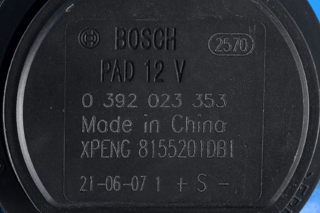 Sirkulasjonspumpe til XPeng G3 2021-->>  (BOSCH|0 392 023 353|8155201DB1|)