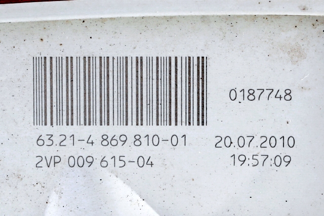 Baklykt høyre til BMW 1-Serie 2004-2011 (E81/E82/E87/E88) (E81/E82/E87/E88) (BMW|63.21-4 869 810|)