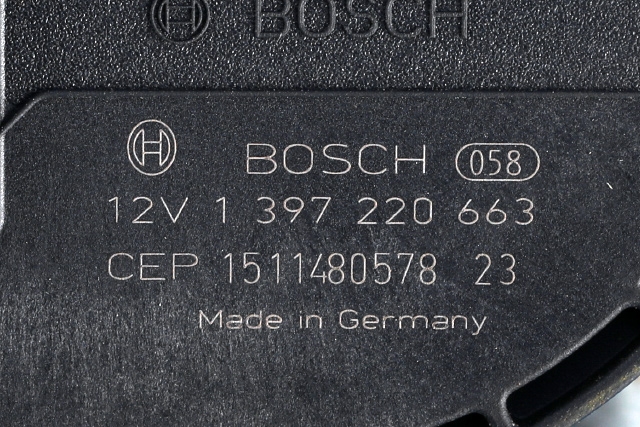 Viskermotor frontrute komplett m/overføring til Audi A3 2012-2016 (Type III, Fase 1)  (VAG|8V1 955 023 D|)