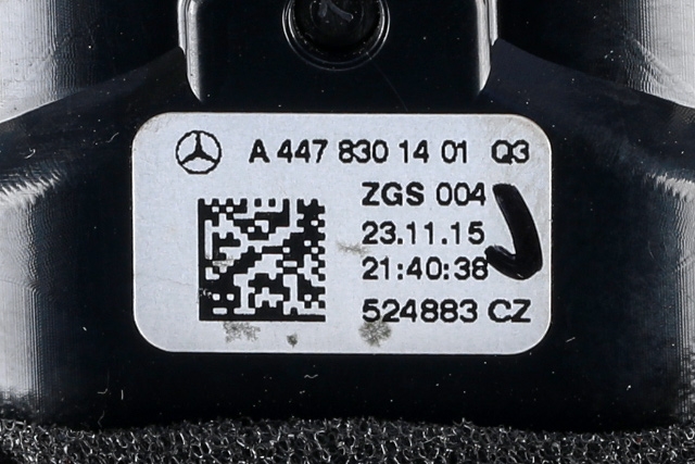 Dashbord friskluftdyse venstre til Mercedes Vito 2014-->> (W447) (W447) (MERCEDES|A 447 830 14 01|)