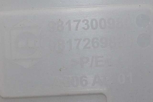 Spylertank foran til Peugeot Partner 2019-->> (Type III)  (PEUGEOT|98 173 009 80|)