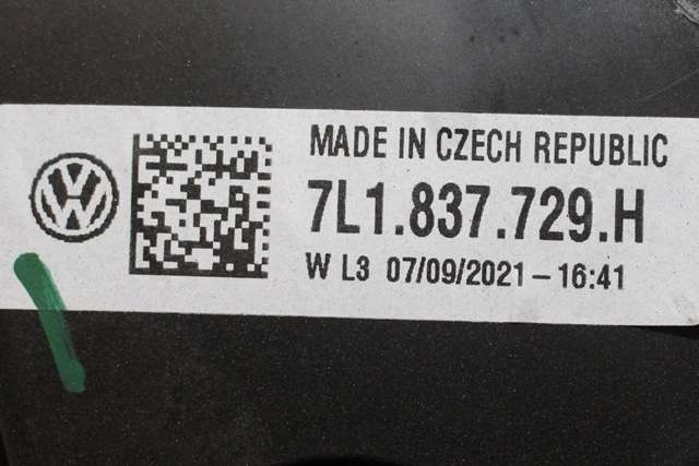 Ruteheis venstre foran til VW Transporter / Caravelle 2019-->> (T6.1) (T6.1) (VAG|7L2 959 406|7L1 837 729 H|)