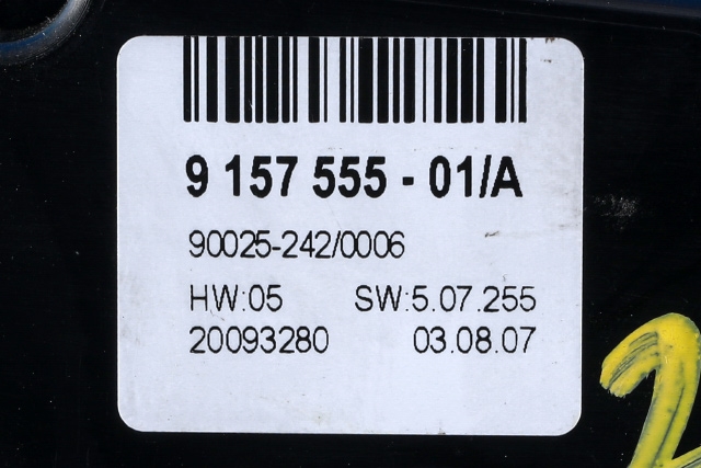 Varmeapparat betjening til BMW X5 2007-2013 (E70) (E70) (BMW|9 157 555|)