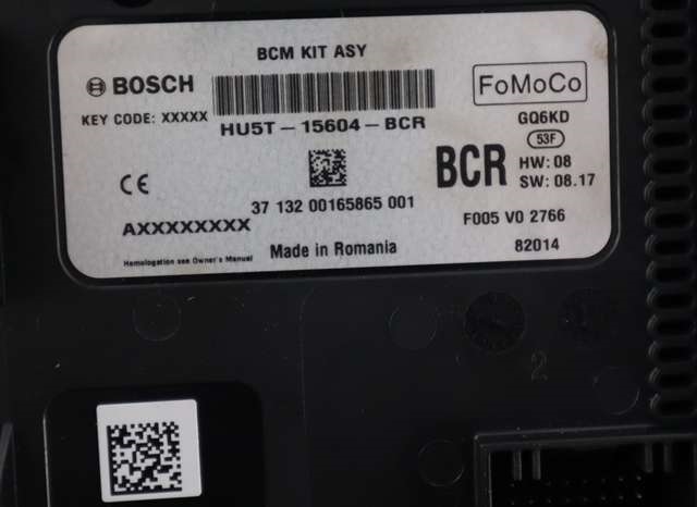 Styreenhet comfort (BCM) til Ford Fiesta 2017-->> (Type VII)  (FORD|HU5T-15604-BCR|)