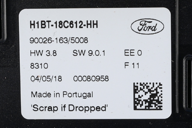 Varmeapparat betjening til Ford Fiesta 2017-->> (Type VII) (FORD|H1BT-18C612-HH|)