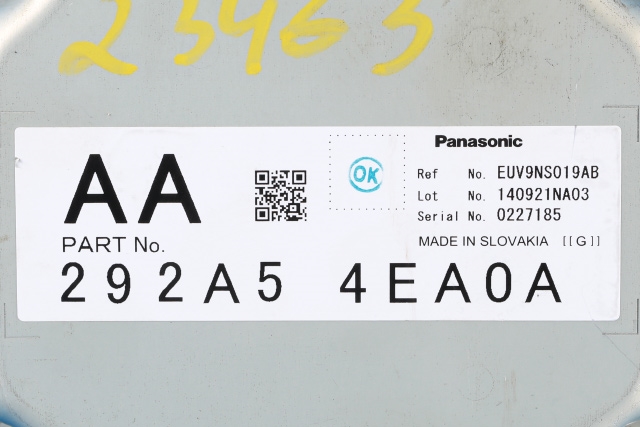 Styreenhet diverse til Nissan Qashqai 2014-2021 (Type II) (NISSAN|292A5-4EA0A|)