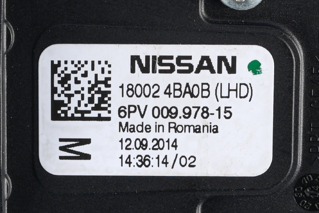 Pedal gass til Nissan Qashqai 2014-2021 (Type II)  (HELLA|6PV 009 978-15|18002-4BA0B|)