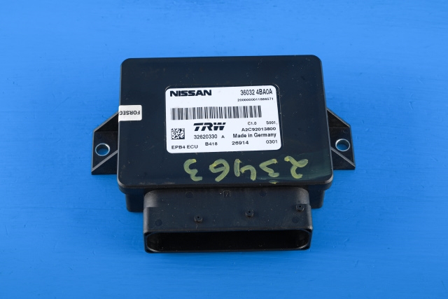 Styreenhet elektrisk parkbrems (EPB - Electric Parking Brake) til Nissan Qashqai, 2014-2021 (Type II)  (NISSAN|36032-4BA0A)