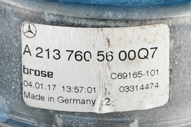 Baklukeåpner motor til Mercedes E-Klasse 2016-2023 (W213) (W213) (MERCEDES|A 213 760 56 00|)