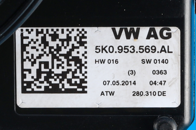 Bryter combi til Audi Q3 2011-2014 (Type I, Fase 1) (VAG|8X0 953 501 D|)
