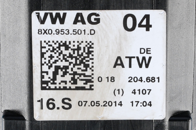 Bryter combi til Audi Q3 2011-2014 (Type I, Fase 1) (VAG|8X0 953 501 D|)