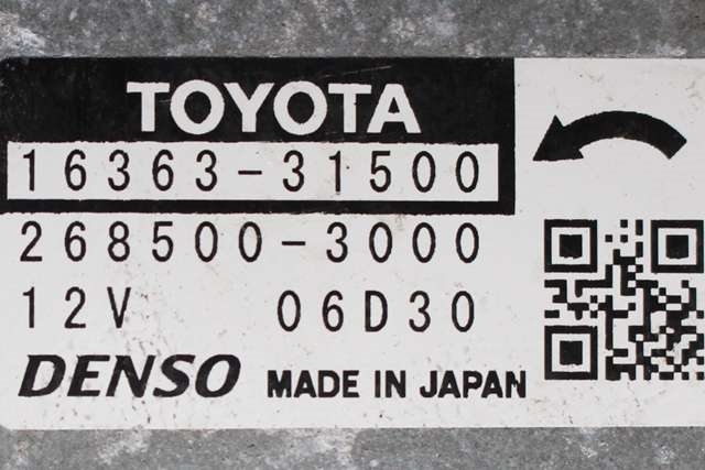 Kjølevifte til Toyota RAV4 2019-->> (Type V)  (DENSO|268500-3000|16363-31500|)