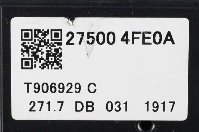 Varmeapparat betjening til Nissan E-NV200 2014-->> (NISSAN|27500-4FE0A|)