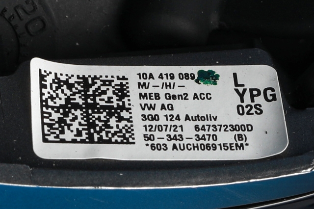 Ratt til VW ID.3 2020-->> (VAG|10A 419 089|)