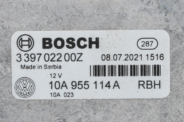 Viskermotor foran høyre til VW ID.3 2020-->>  (VAG|10A 955 114 A|)
