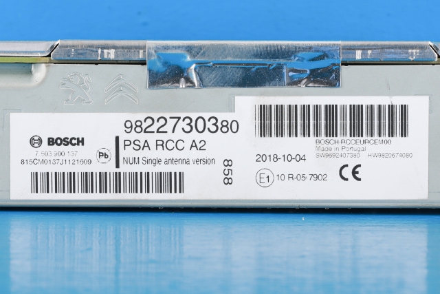Bilstereo navigasjon til Peugeot Expert 2016-->> (Type III) (PEUGEOT|98 227303 80|)