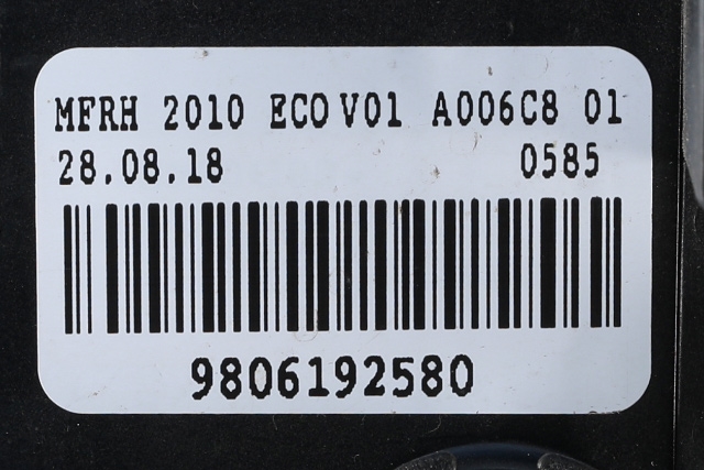 Sikringsboks til Peugeot Expert 2016-->> (Type III)  (PEUGEOT|98 061925 80|)