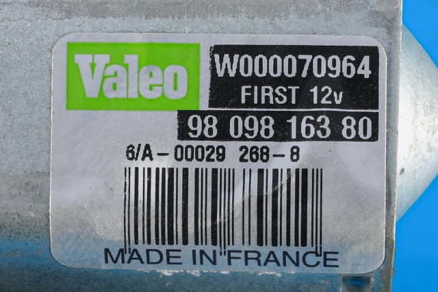 Viskermotor bakrute til Peugeot Expert 2016-->> (Type III)  (PEUGEOT|98 098163 80|)