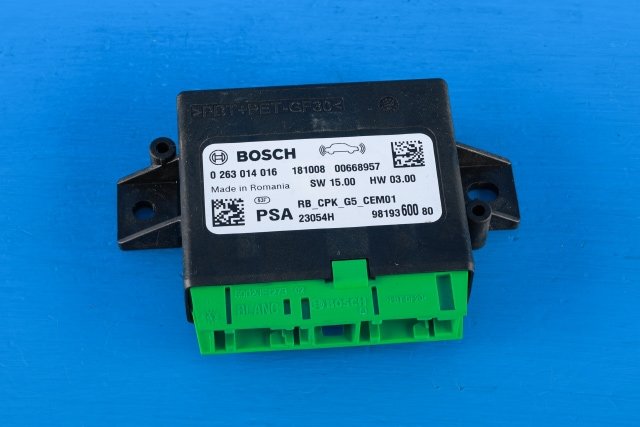 Styreenhet parkering til Peugeot Expert, 2016-->> (Type III)  (BOSCH|0 263 014 016)