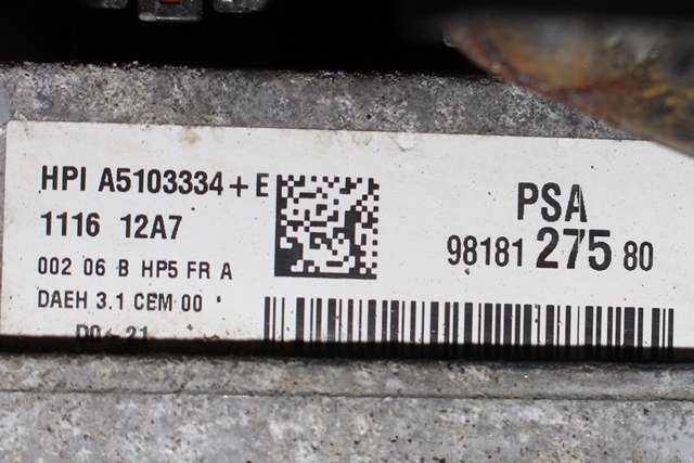 Servo pumpe elektrisk til Peugeot Expert 2016-->> (Type III)  (PEUGEOT|98 181275 80|)