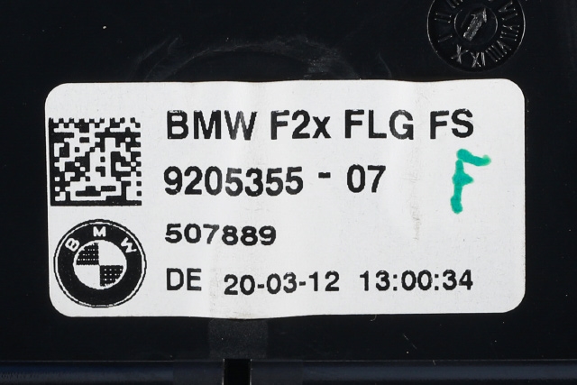 Dashbord friskluftdyse venstre til BMW 1-Serie 2011-2015 (Fase 1) (F20/F21) (F20/F21) (BMW|9 205 355|)