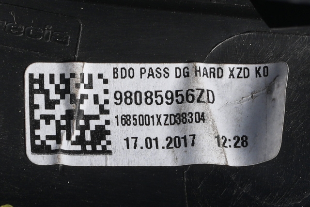 Dashbord friskluftdyse høyre til Peugeot Expert 2016-->> (Type III)  (PEUGEOT|98 085956 ZD|)