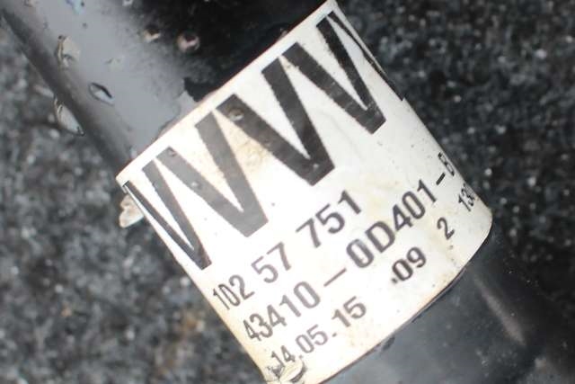 Drivaksel høyre foran, hybrid til Toyota Yaris 2014-2020 (Type III, Fase 2)  (TOYOTA|43410-0D401|)