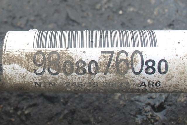 Drivaksel høyre foran, diesel/automat til Peugeot 5008 2017-->> (Type II) (PEUGEOT|98 080760 80|)