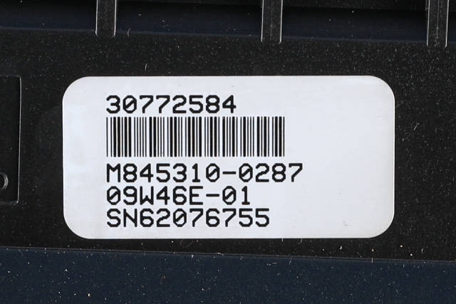 Instrument kjørecomputer til Volvo XC60 2008-2013 (Type I, Fase 1) (VOLVO|30772584|)