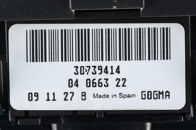 Bryter lys til Volvo XC60 2008-2013 (Type I, Fase 1)  (VOLVO|30739414|)