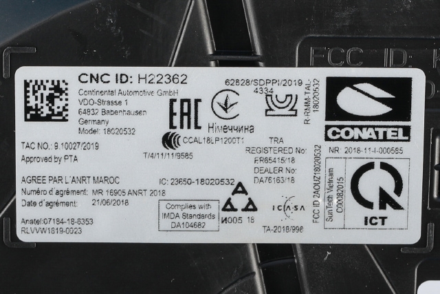 Instrumentpanel til VW Transporter / Caravelle 2019-->> (T6.1) (T6.1) (VAG|7LA 920 741 A|)