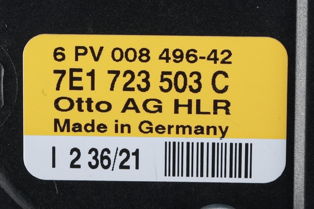 Pedal gass til VW Transporter / Caravelle 2019-->> (T6.1) (T6.1) (HELLA|6PV 008 496-42|7E1 723 503 C|)