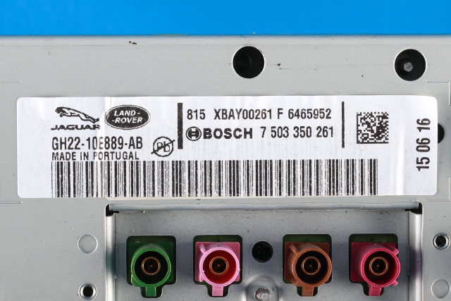 Bilstereo navigasjon skjerm til Land Rover Discovery 2009-2017 (Type IV) (BOSCH|7 503 350 261|GH22-10E889-AB|)
