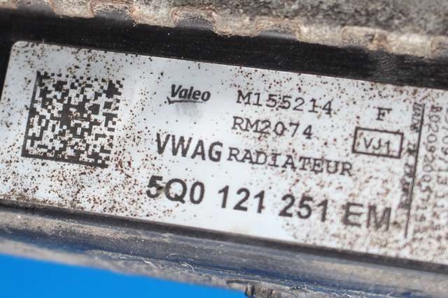 Radiator (automat gir) til Audi A3 2012-2016 (Type III, Fase 1)  (VAG|5Q0 121 251 EM|)