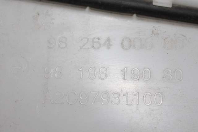 Spylertank foran til Peugeot 5008 2017-->> (Type II)  (PEUGEOT|98 108190 80|)
