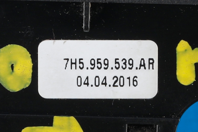Bryter ruteheis førerdørspanel til VW Transporter / Caravelle 2015-2019 (T6) (T6) (VAG|7H5 959 539 AR|)