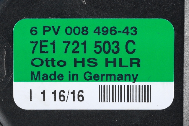 Pedal gass til VW Transporter / Caravelle 2015-2019 (T6) (T6) (HELLA|6PV 008 496-43|7E1 721 503 C|)