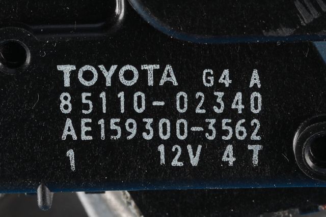 Viskermotor frontrute komplett m/overføring til Toyota Auris 2015-2019 (Type II, Fase 2)  (DENSO|159300-3562|85110-02340|)